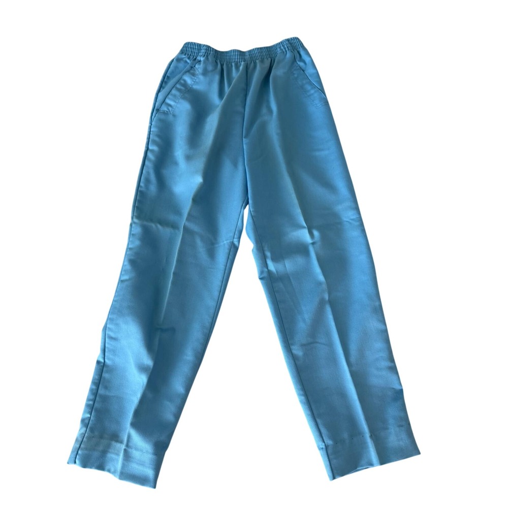 Vintage Levis Sportswear Pants Womens 14 Blue Elastic Waist Straight Leg USA